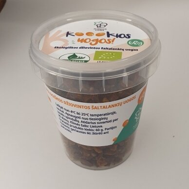 Organic dried sea buckthorn berries "Koookios" 60 g (LT_EKO_001) 2