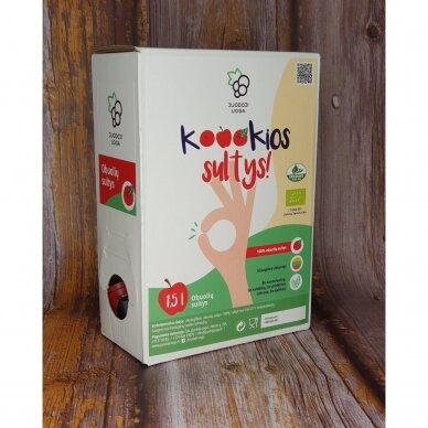 "Koookios" organic apple juice 1.5 liters (LT_EKO_001) 2